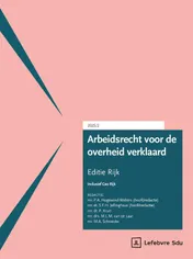 Omslag van Arbeidsrecht voor de overheid verklaard, Editie Rijk 2025/2