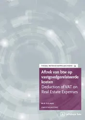 Omslag van Aftrek van btw op vastgoedgerelateerde kosten