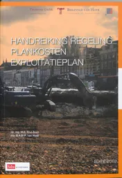 Omslag van Handreiking Regeling plankosten exploitatieplan