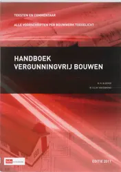 Omslag van Handboek vergunningvrij bouwen