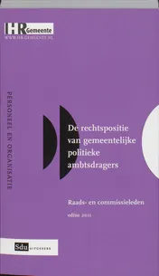 Omslag van De Rechtspositie van gemeentelijke politieke ambtsdragers
