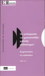 Omslag van Rechtspositie burgemeesters en wethouders