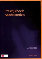 Omslag van Praktijkboek aanbesteden