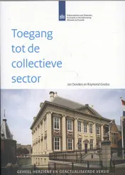 Omslag van Toegang tot de collectieve sector