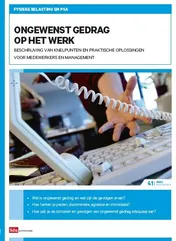 Omslag van Ongewenst gedrag op het werk