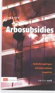 Omslag van Zakboek Arbosubsidies 2008