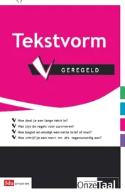 Omslag van Tekstvorm geregeld