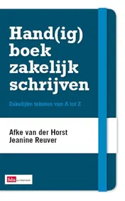 Omslag van Hand(ig) boek zakelijk schrijven