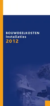 Omslag van Bouwdeelkosten Installaties 2012