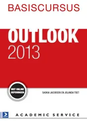 Omslag van Basiscursus Outlook 2013