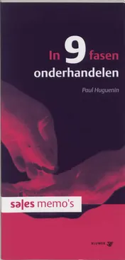 Omslag van In 9 fasen onderhandelen