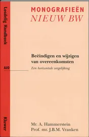 Omslag van Beeindigen en wijzigen van overeenkomsten