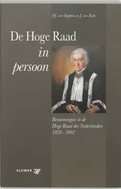 Omslag van De Hoge Raad in persoon