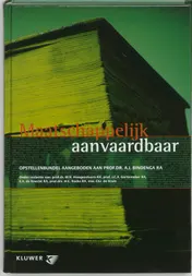 Omslag van Maatschappelijk aanvaardbaar