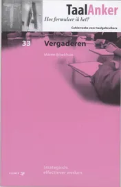 Omslag van Vergaderen