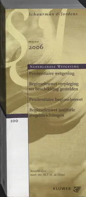 Omslag van S&J 100 Penitentiaire Wetgeving