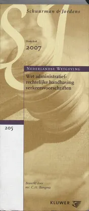 Omslag van Wet Adm.Rechtelijke Handhaving Verk.Voors.