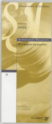 Omslag van Wet Wapens en Munitie