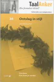 Omslag van Ontslag in stijl
