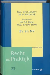 Omslag van BV en NV