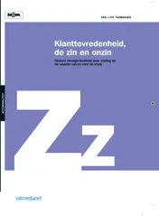 Omslag van Klanttevredenheid, de zin en onzin