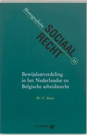Omslag van Bewijslastverdeling in het Nederlandse en Belgische arbeidsrecht