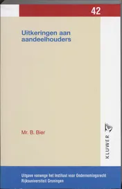 Omslag van Uitkeringen aan aandeelhouders