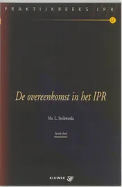 Omslag van De overeenkomst in het IPR