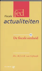 Omslag van De fiscale eenheid