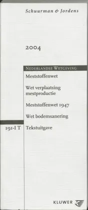 Omslag van Meststoffenwet
