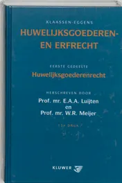 Omslag van Huwelijksgoederen - en erfrecht
