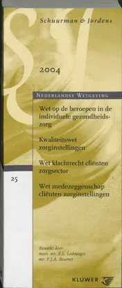 Omslag van Wet op de beroepen in de individuele gezondheidszorg