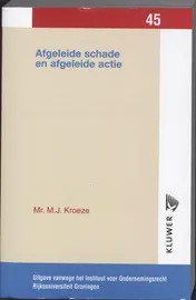 Omslag van Afgeleide schade en afgeleide actie