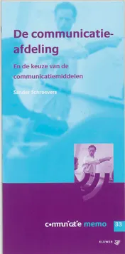 Omslag van De communicatieafdeling