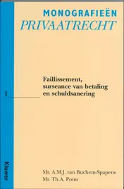 Omslag van Faillissement, surseance van betaling en schuldsanering