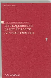 Omslag van Het boetebeding in het Europees contractenrecht