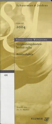 Omslag van Verplaatsingskostenbesluit 1989