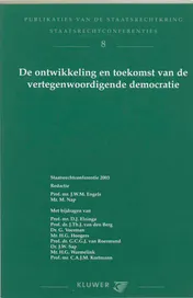 Omslag van De ontwikkeling en toekomst van de vertegenwoordigende democratie