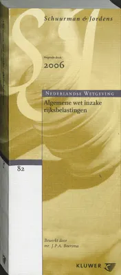Omslag van S&J 082 Algemene Wet inzake Rijksbelastingen