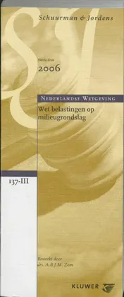 Omslag van Wet Belastingen op Milieugrondslag