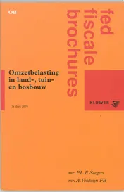 Omslag van Omzetbelasting in land-, tuin- en bosbouw