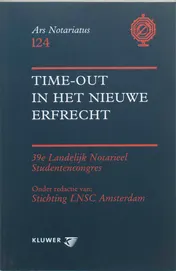 Omslag van Time-out in het nieuwe erfrecht