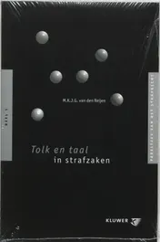 Omslag van Tolk en taal in strafzaken