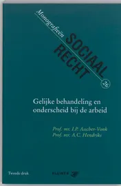 Omslag van Gelijke behandeling bij de arbeid
