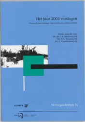 Omslag van Het jaar 2003 verslagen