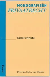 Omslag van Nieuw erfrecht
