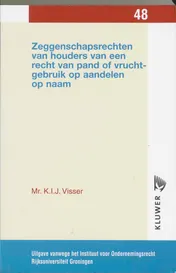 Omslag van Zeggenschapsrechten van houders van een recht van pand of vruchtgebruik op aandelen op naam