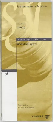 Omslag van Waterleidingwet