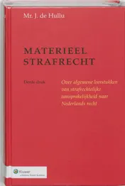 Omslag van Materieel strafrecht