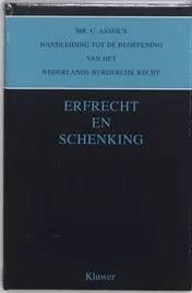 Omslag van Erfrecht en schenking